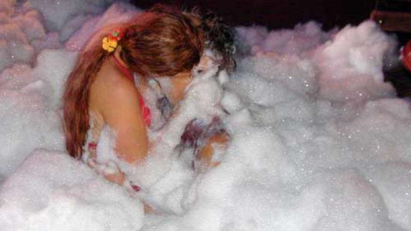 Bratislava foam wrestling erotic activity