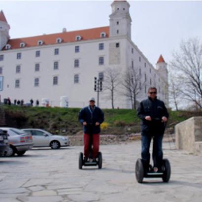 Getting to know Bratislava from Segways